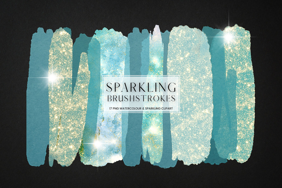 Blue Sparkling and Watercolour, an Illustration by Pixafied (Photo 3 of 4)