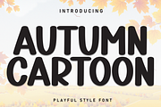 Autumn Cartoon | Script Font, a Script Font by Scratchones (Thumbnail 1 of 8)
