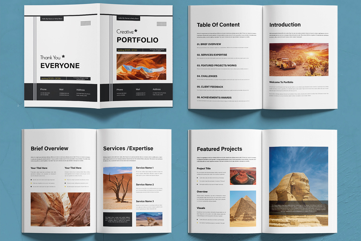 Creative Portfolio Layout