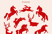 Modern Folk | vector clipart, a Decorative Illustration by dariikos (Thumbnail 23 of 36)