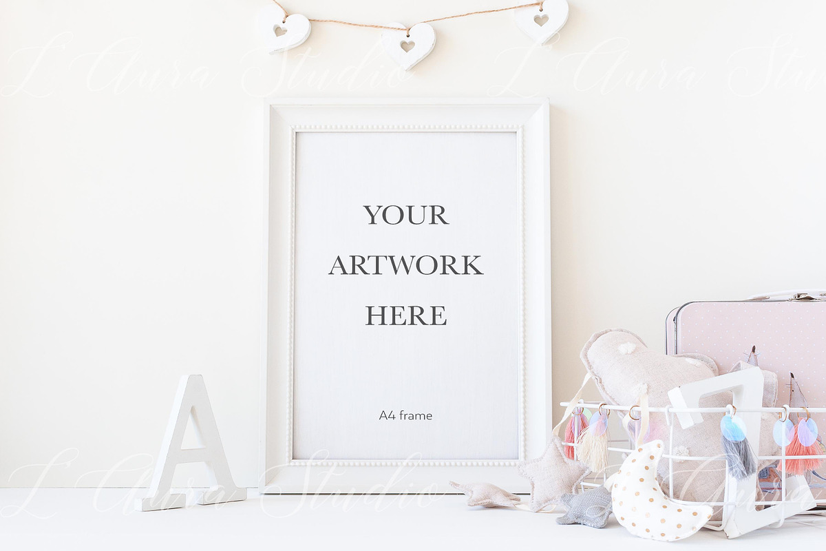 Frame mockup bundle - nursery, a Print Template by L'Aura Studio (Photo 8 of 9)