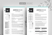 Simple Resume Template Wahid, a Resume Template by AdeevaResume (Thumbnail 1 of 4)