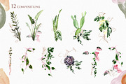Houseplant Botanical Alphabet Letter, an Illustration by Cacacolors Clipart (Thumbnail 3 of 4)