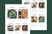 Minimal Food Blog/Web Template, a Websites & App Template by O N N O (Thumbnail 3 of 7)
