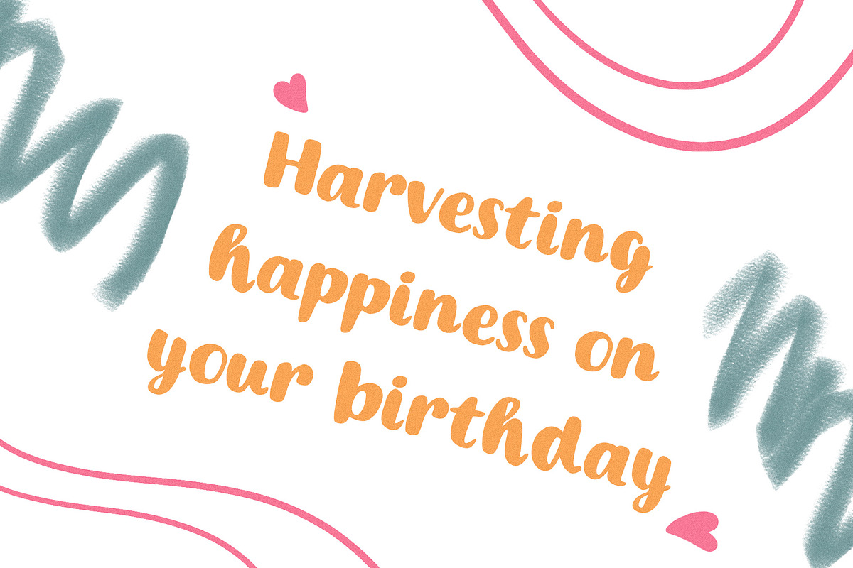 Birthday Party FONT, a Font by MyFontsShop (Photo 3 of 5)