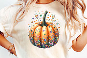 Happy New Year Halloween Clipart, an Illustration by DreamCafeArt (Thumbnail 8 of 8)
