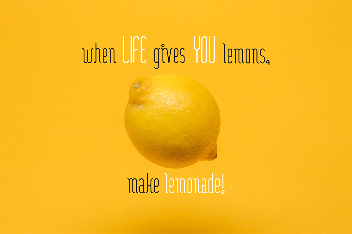 Postlemon Display Typeface preview 4