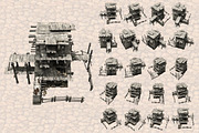 Isometric Ancient City Pack, an Object Graphic by Beatheart Creative Studio (Thumbnail 16 of 77)
