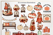 Autumn Farmhouse bundle, an Illustration by Gaynor Carradice Designs (Thumbnail 3 of 3)