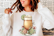 Watercolor Summer Beer Clipart, an Illustration by SinaCreation (Thumbnail 5 of 9)