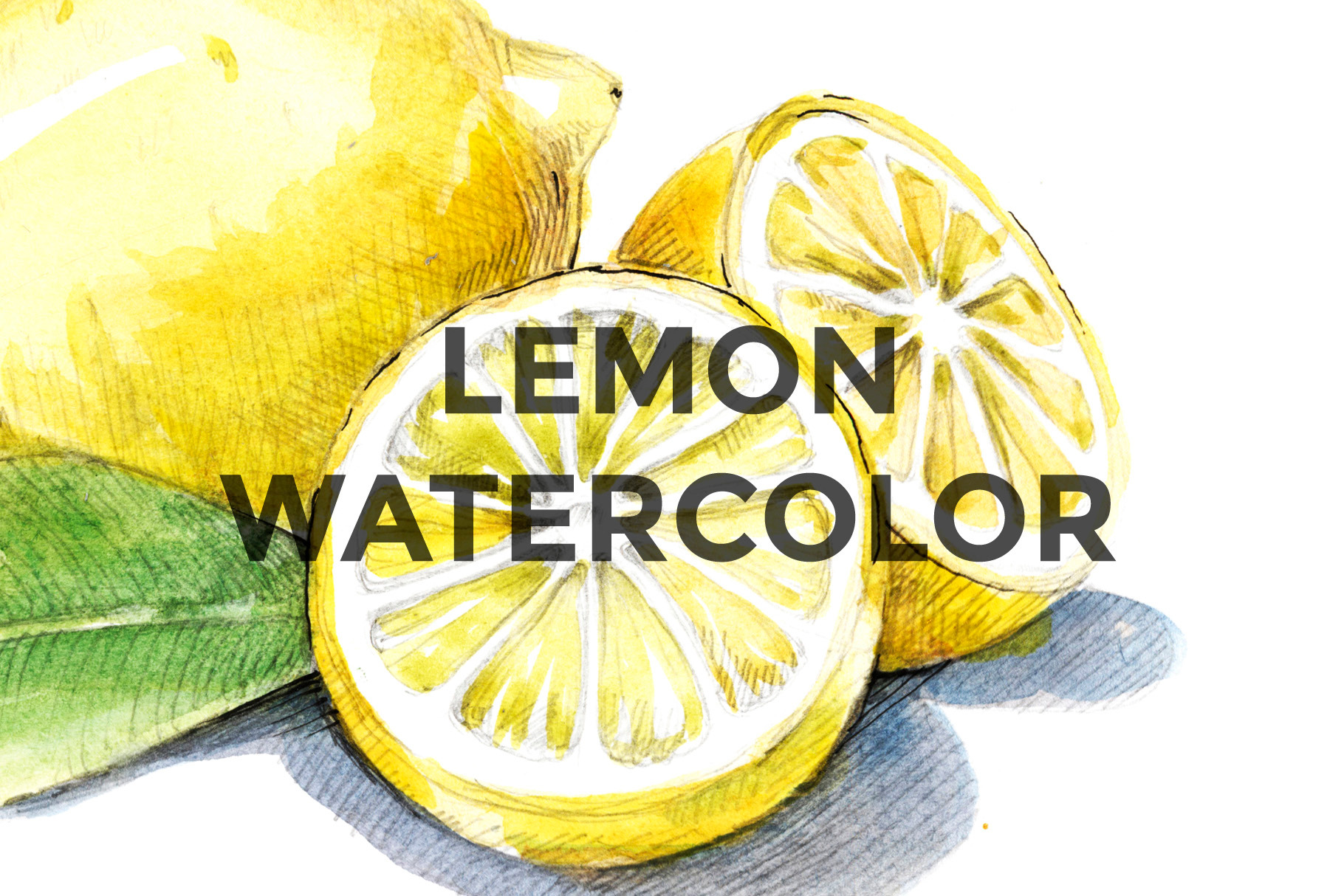 Lemon watercolor, an Illustration by wedraw | Creative Market