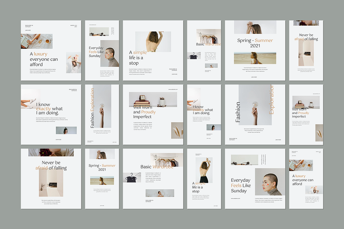 600 Minimalist Instagram Bundle, a Social Media Template by Creatchees.std (Photo 12 of 37)