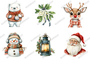 Whimsical Christmas Clipart, an Illustration by designcity5 (Thumbnail 2 of 5)