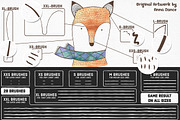 SALE - Line Art Ink Brushes, a Brush Add-On by Ghostpixel (Thumbnail 1 of 5)