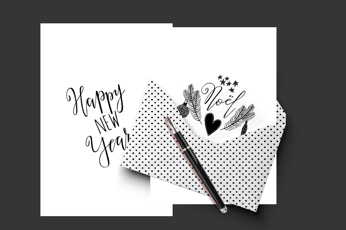 Christmas Clip-Art & Lettering Set, a Decorative Illustration by 5August Art (Photo 8 of 10)