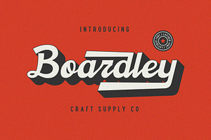 Boardley Script - Layered Font