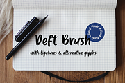 Deft Brush - Hand Drawn Font, a Font by Colt Type Co (Thumbnail 2 of 4)