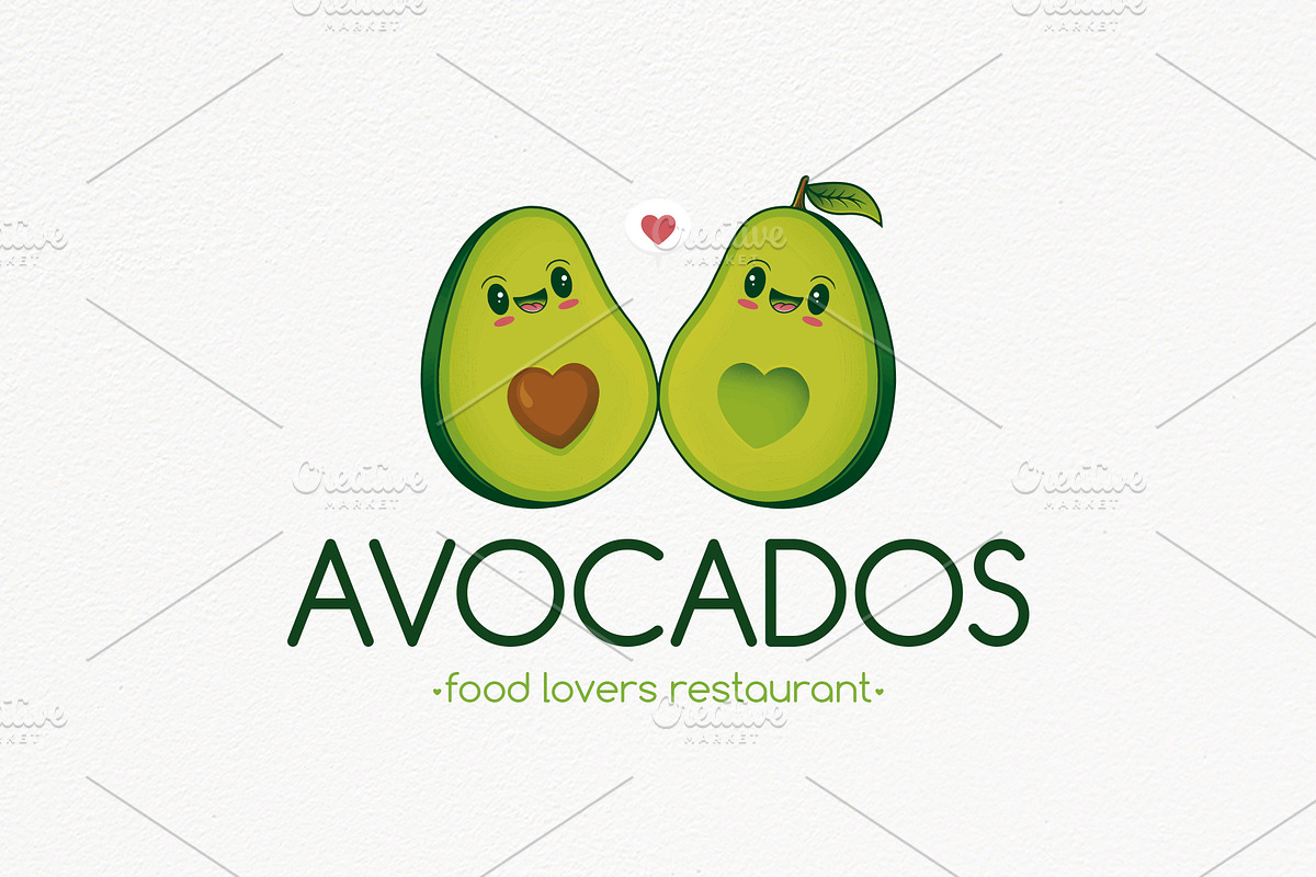 Avocados Love Logo Template, a Branding & Logo Template by vectorwithin (Photo 3 of 3)