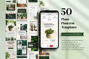 Plant Pinterest Pins Canva Templates, a Social Media Template by Snapybiz (Thumbnail 8 of 10)