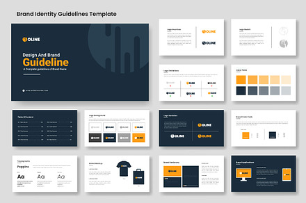 Brand identity guidelines template