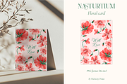 Nasturtium summer flowers clipart, a Decorative Illustration by Harmony Draws (Thumbnail 2 of 8)