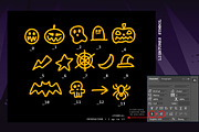 Silent Crater - Spooky Font, a Font by Letterhend Studio (Thumbnail 7 of 9)