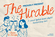 The Hirable – Playful Handwriting, a Handwritten Font by Haps Space (Thumbnail 1 of 10)