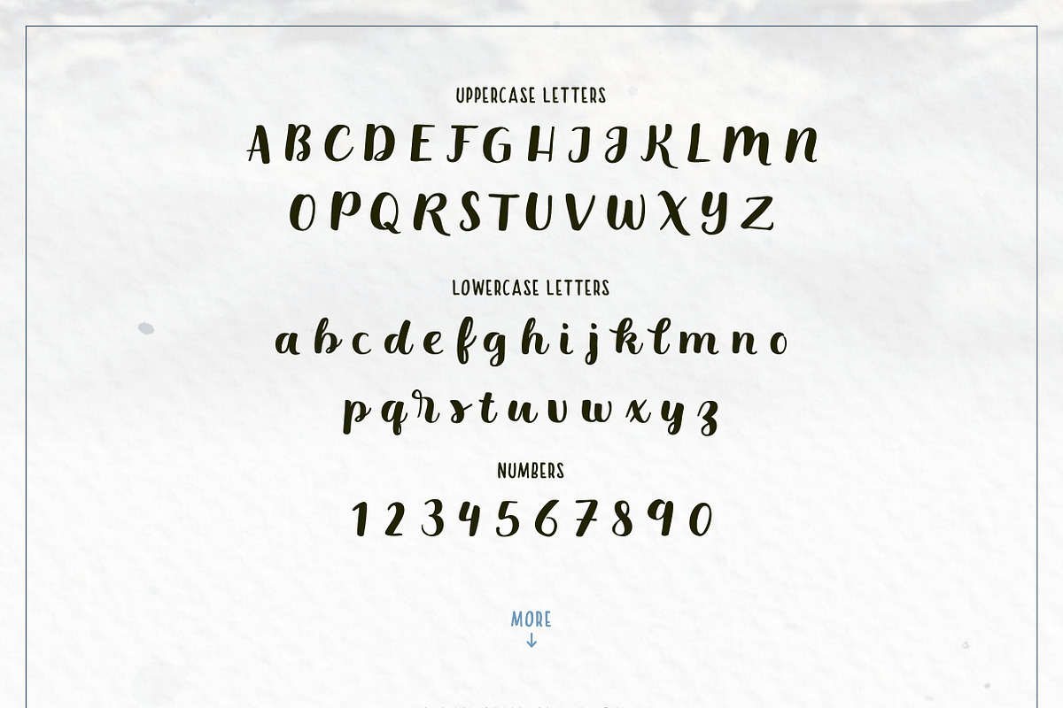 Little Duckling Hand Made Font preview 5