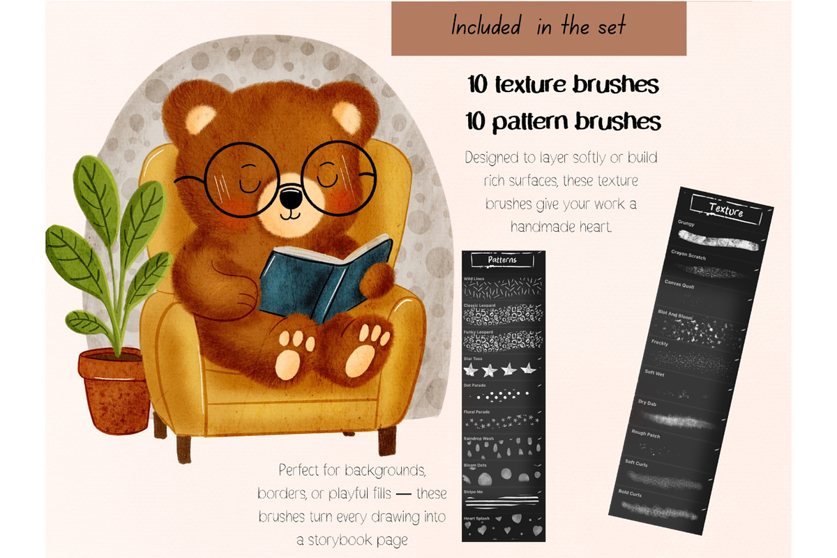 The Cozy Brush set, a Brush Add-On by Tanya’s Digital Art (Photo 7 of 10)