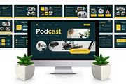 Podcast - Video Channel Keynote, a Presentation Template by Deepslide Studio (Thumbnail 2 of 6)