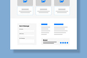 Marketing Wireframe Landing Page, a Landing Page Template by MightyDesign (Thumbnail 7 of 10)