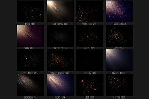 Bokeh Dust Photographic Overlays