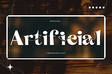 Artificial | Modern Elegant Font