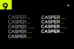 Casper Typeface