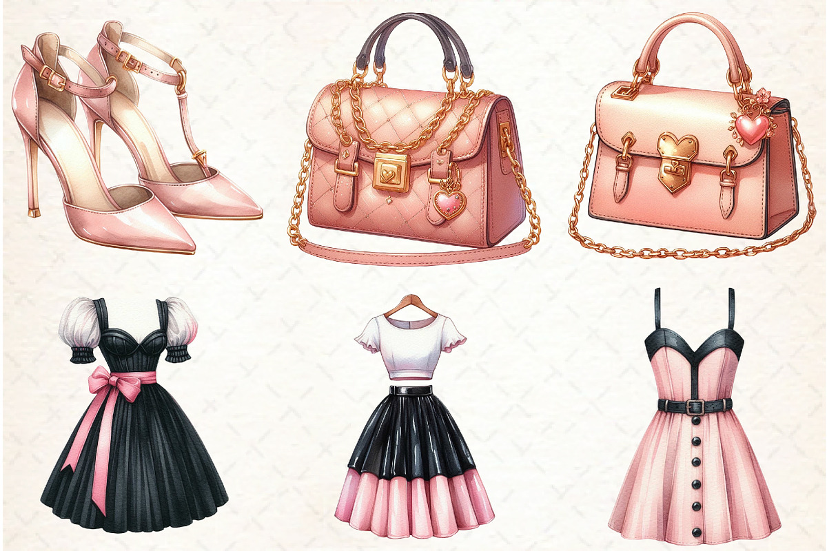 Fashion Classy Elegant Woman Clipart, an Illustration by Libby Wishes (Photo 4 of 6)