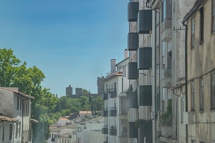 Braganca modern urban exterior scene, portugal