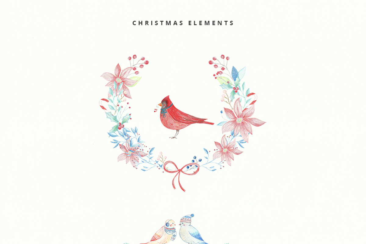 Hand Drawn Christmas Elements, an Illustration by RoxanaMihis (Photo 4 of 5)