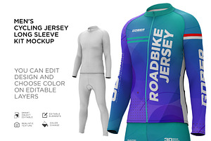 Cycling Jersey Long Sleeves Kit