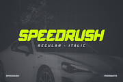 Speed Rush - Race Display Font, a Font by Pixesia Studio (Thumbnail 1 of 13)