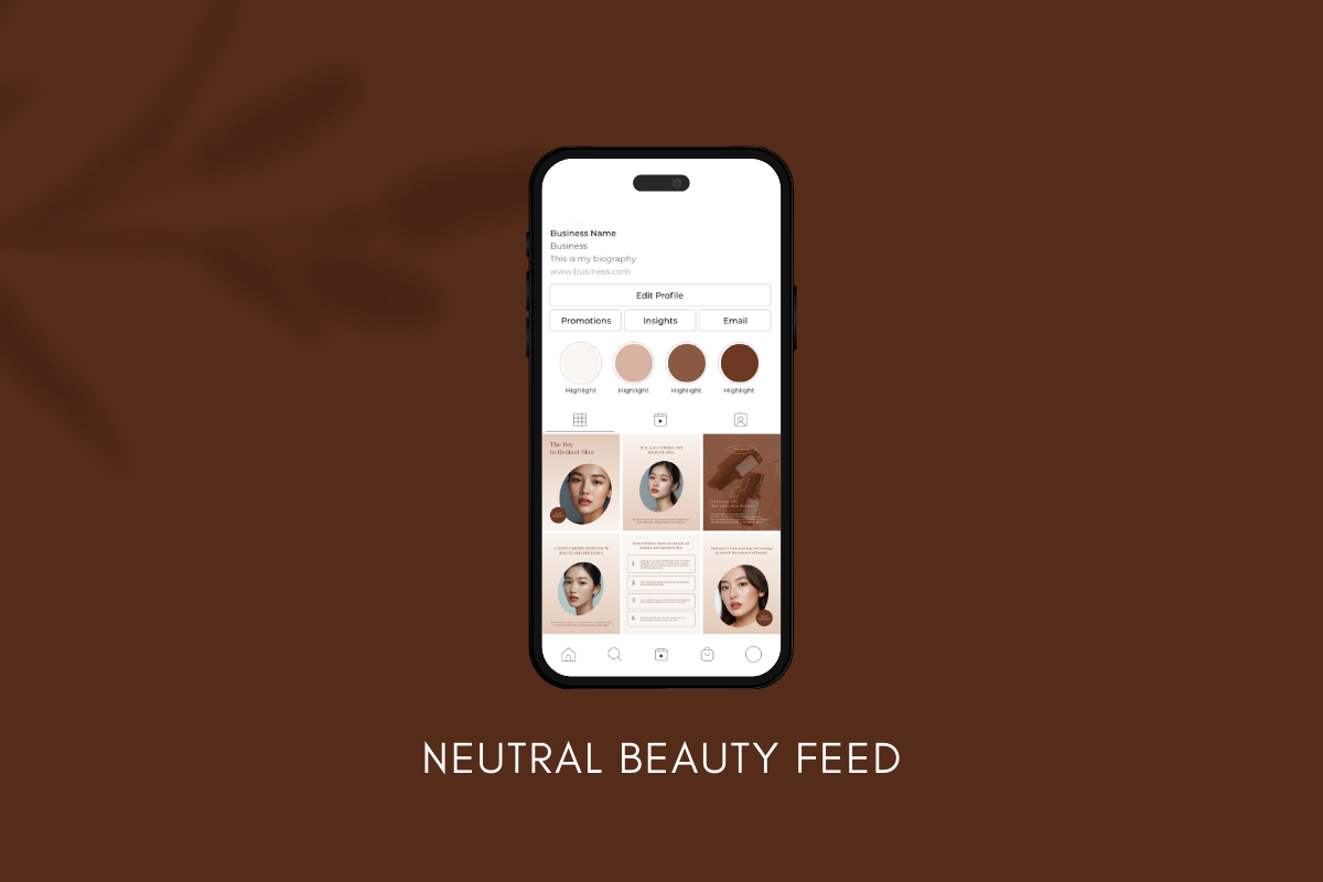 Skincare Instagram Templates Canva, a Social Media Template by batang (Photo 2 of 5)