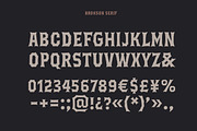 Brokson Script & Serif + Extras, a Serif Font by Andrey Sharonov (Thumbnail 18 of 20)