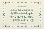 Curlicue Garden Whimsical Hand Drawn, a Handwritten Font by Denustudios (Thumbnail 10 of 12)