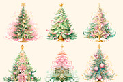 Victorian Christmas tree, clipart, a Decorative Illustration by Hello My Print (Thumbnail 9 of 10)