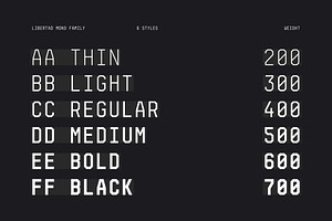 Libertad Mono - Font Family