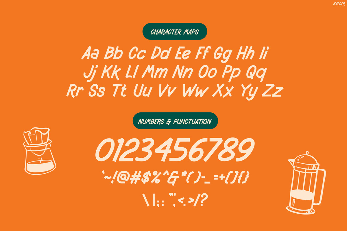 Kalcer, a Handwritten Font by Pinisi ART (Photo 2 of 10)