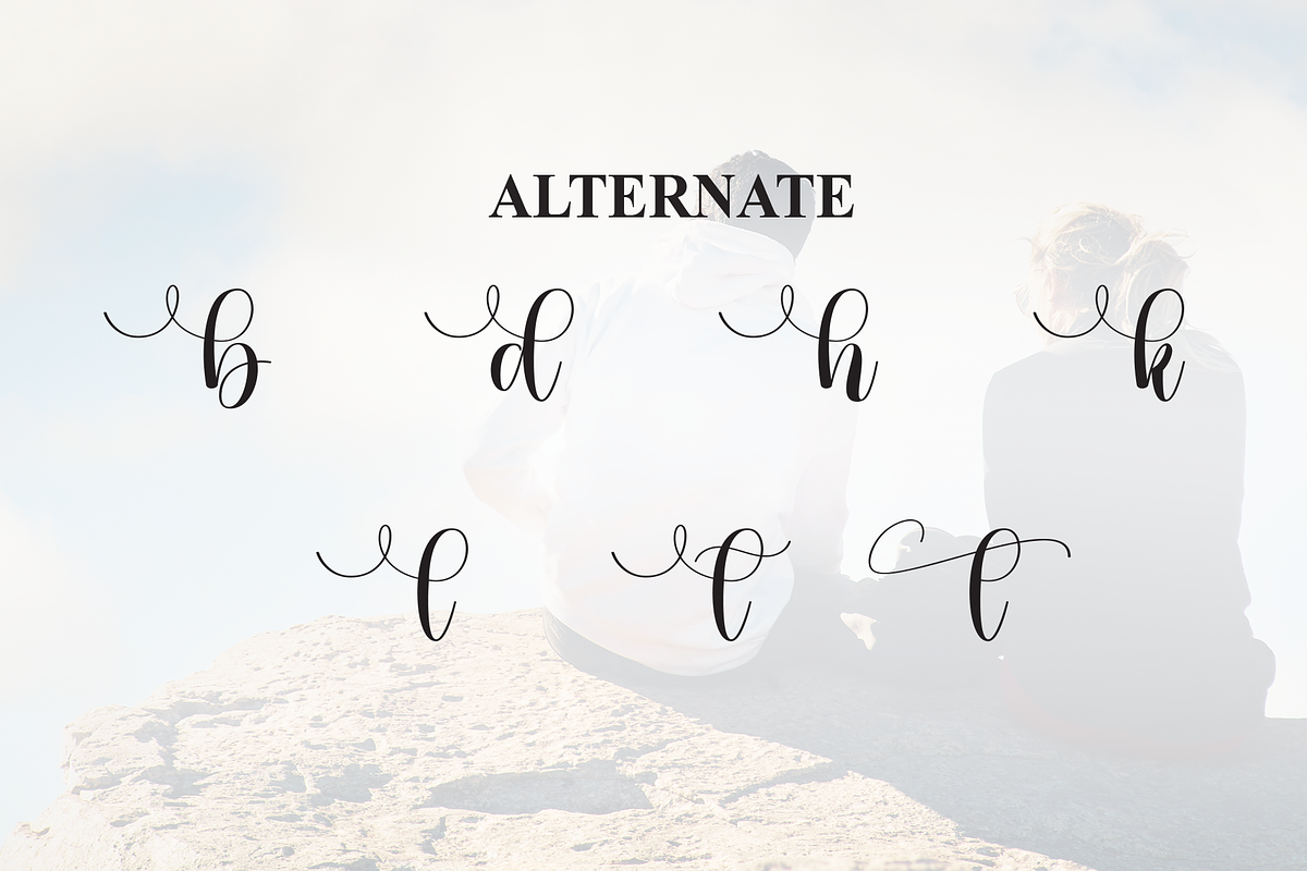 Soulmates | Script Font, a Handwritten Font by Scratchones (Photo 8 of 9)