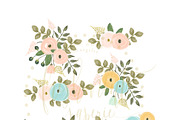 watercolor floral clipart set, a Graphic by Freshmint Paperie (Thumbnail 2 of 3)