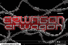 Erwagon - Display Font