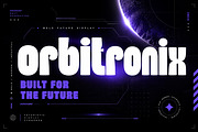 Orbitronix — Futuristic Display Font, a Slab Serif Font by Wow Magic (Thumbnail 3 of 5)