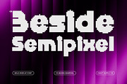 CS Beside Semipixel, a Sans Serif Font by Craft Supply Co. (Thumbnail 1 of 8)